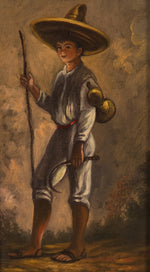 Retrato de niño con sombrero (Portrait of mexican kid)