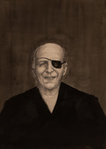 Retrato de hombre con parche