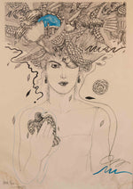 Retrato con aves