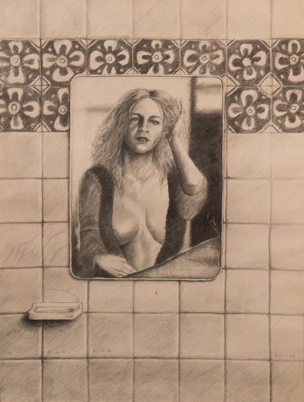 Retrato de mujer en el espejo